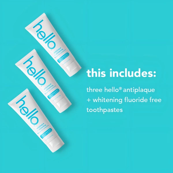 Hello Pasta De Dientes Blanqueadora Antiplaca, Pack 3 - Image 4