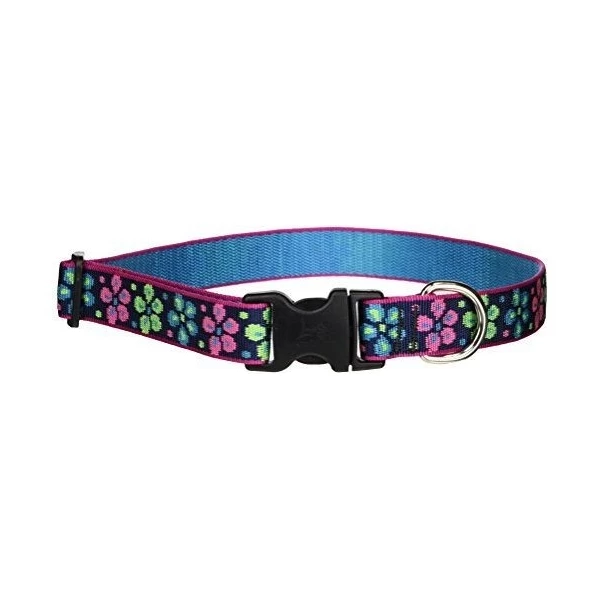 Lupin De 1 Pulgada Flower Power Collar De Perro Ajustable Pa - Image 2