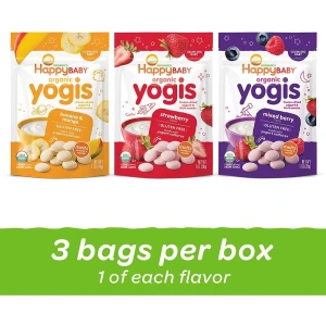 Snack Yogur Orgánico Bebés Y Niños Happy Baby Organic Yogis - Image 2