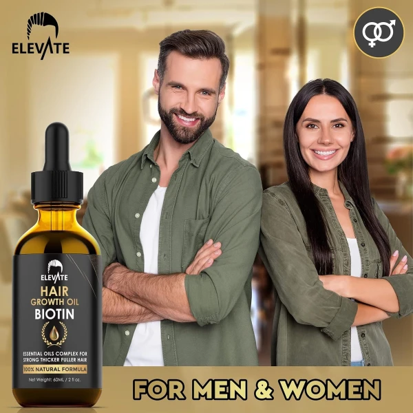 Elevate Suero De Biotin Para El Crecimiento Del Cabello 60ml - Image 5