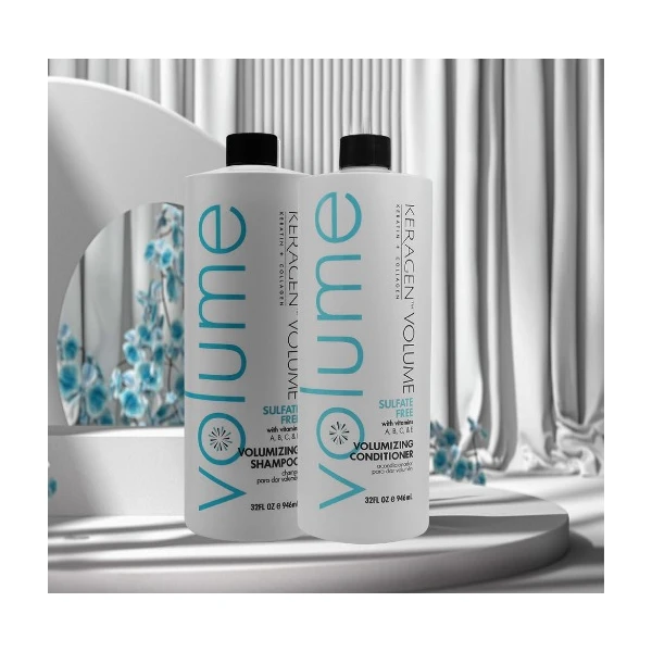 Keragen Champú Y Acondicionador Voluminizador Para Cabello - Image 2