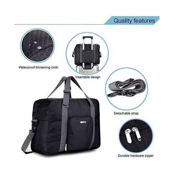 Bolsa De Viaje Plegable Para Mujeres Y Hombres Impermeable Y - Image 2