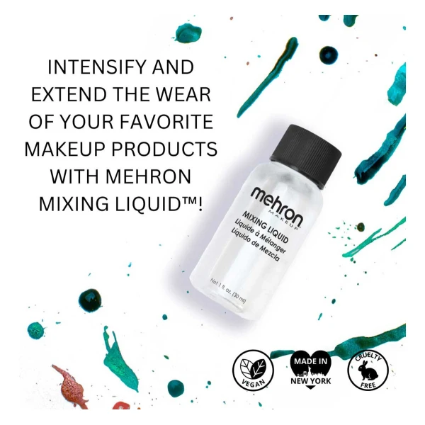 Mehron Líquido De Mezcla Profesional Para Maquillaje De 30ml - Image 2
