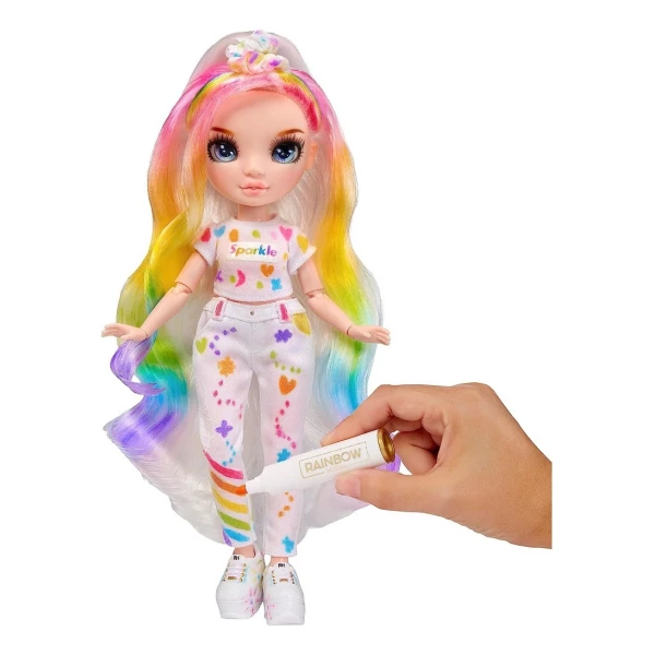 Muñeca De Moda Rainbow High Crea Y Colorea - Image 4