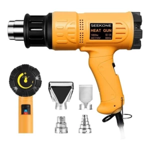 Pistola Aire Caliente Seekone 1800w Kit De Control Temperatu