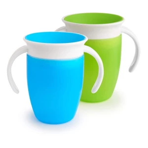 Vaso Entrenador 360 Munchkin Antiderrames Color Azul/verde