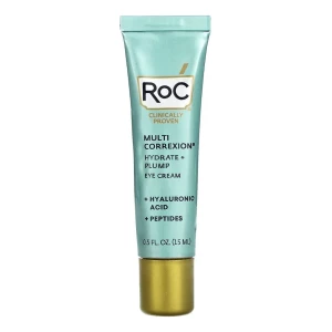 Roc Crema De Ojos-hidrata Y Rellena Con Acido Hialurónico Tipo De Piel Todo Tipo De Piel El Ácido Hialurónico Al 1,5 % Rellena Visiblemente Las Líneas Finas, La Cafeína Ayuda A Deshinchar Las Ojeras. - Image 3