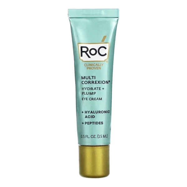 Roc Crema De Ojos-hidrata Y Rellena Con Acido Hialurónico Tipo De Piel Todo Tipo De Piel El Ácido Hialurónico Al 1,5 % Rellena Visiblemente Las Líneas Finas, La Cafeína Ayuda A Deshinchar Las Ojeras. - Image 3