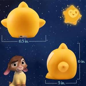Disney Wish - Lámpara De Mesa Wish Star Inglés Estructura Amarillo Pantalla Amarillo - Image 3