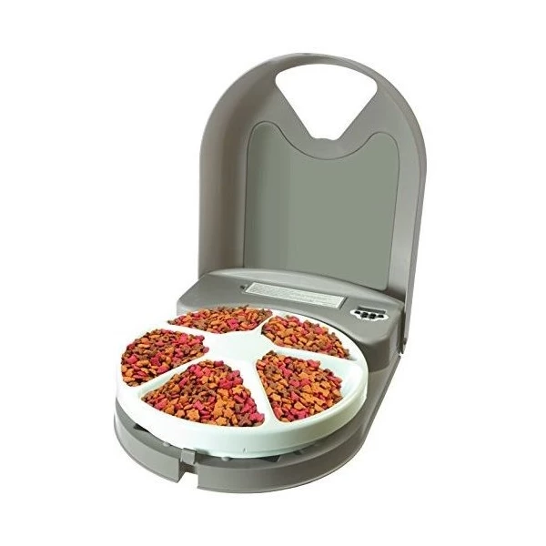 Alimentador Automatico Para Perros Y Gatos De 5 Comidas, Se - Image 2