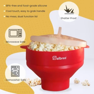 Salbree Crispetera Para Microondas Para Palomitas De Maiz - Image 5