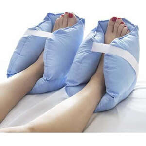 Almohada Protectora De Cojin Del Talon Dmi Para Aliviar La P Color Azul Claro