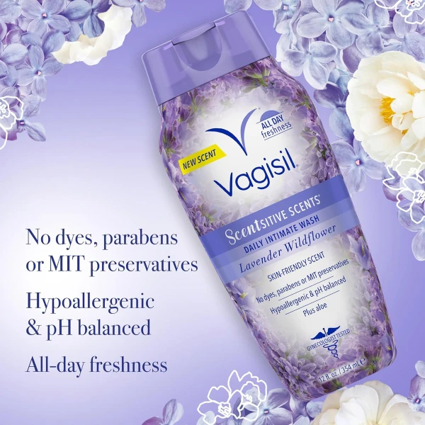 Vagisil Lavado Femenino Íntimo Diario, Spring Lilac 3 Pack - Image 3