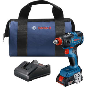 Desarmador Inalambrico Bosch Gdx18v-1800b12 1/4 Y 1/2 P Color Azul