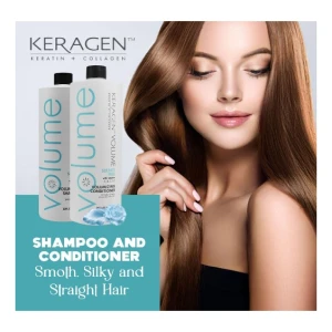 Keragen Champú Y Acondicionador Voluminizador Para Cabello - Image 4