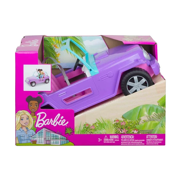 Barbie - Carrito Todo Terreno, Morado Con Asientos Color Violeta - Image 5