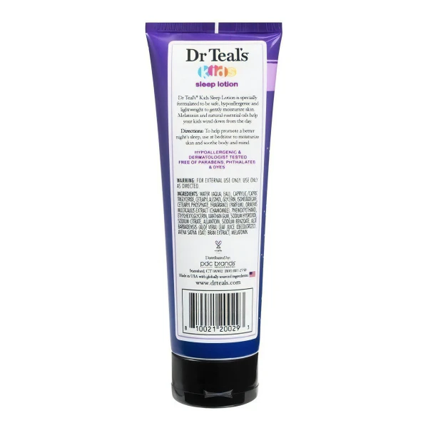 Loción Para Dormir Con Melatonina, Dr Teal's Kids, 8 Onzas - Image 3