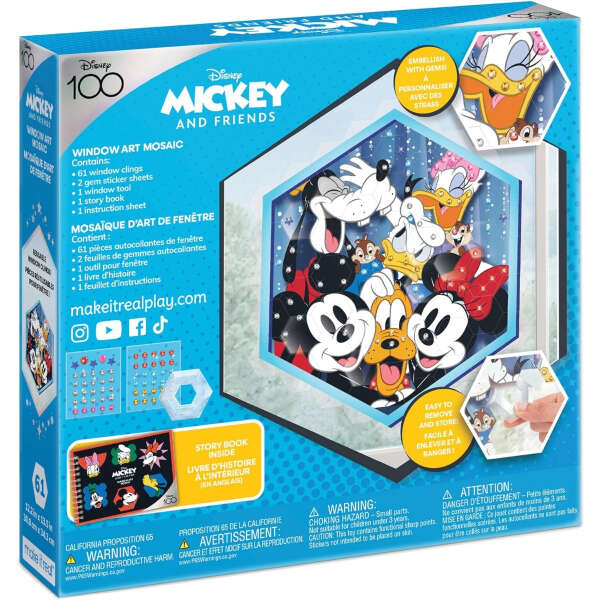 Make It Real Rompecabeza Reutilizable Para Ventana Mickey. - Image 5