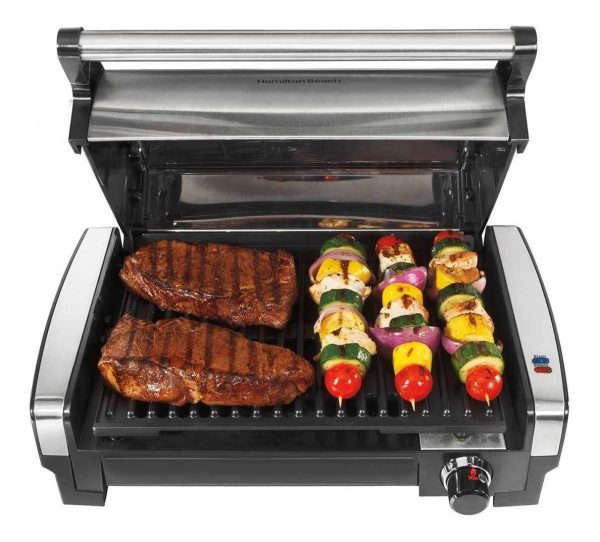 Hamilton Beach Parrilla Asador Eléctrico De Acero 25360 120v - Image 3