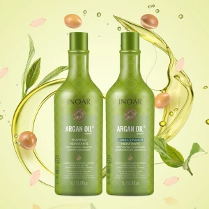 Champú Y Acondicionador De Aceite De Argán Inoar 1l - Image 2