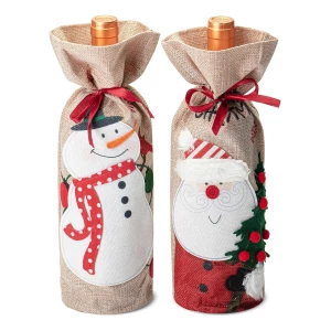 Mr. Pen - Bolsas De Vino De Navidad, Paquete De 2