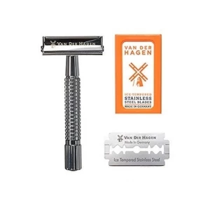 Van Der Hagen Kit Afeitadora Tradicional De Hombre De Latón