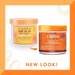 Cantu Rizos Curls Hidratante Twist & Lock Gel Shea Butter - Image 2