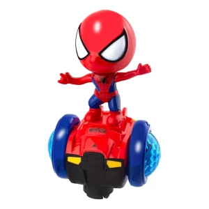 Dolanus Robot Giratorio De Hombre Araña Bailando Con Luces Color Rojo