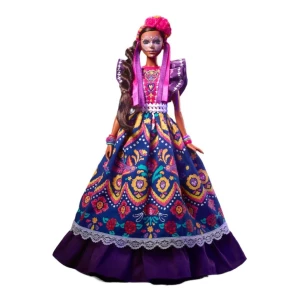 Mattel Muñeca Barbie Dia De Muertos 2022 Vestido Tradicional - Image 4