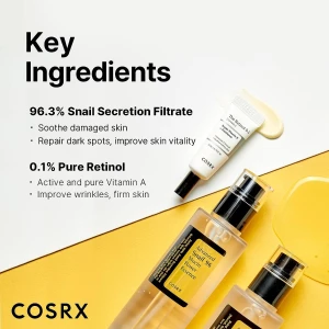 Cosrx Kit Hidratante Y Reafirmante Facial, Mucina Y Retinol Momento De Aplicación Día/noche Tipo De Piel Todo Tipo De Piel - Image 2