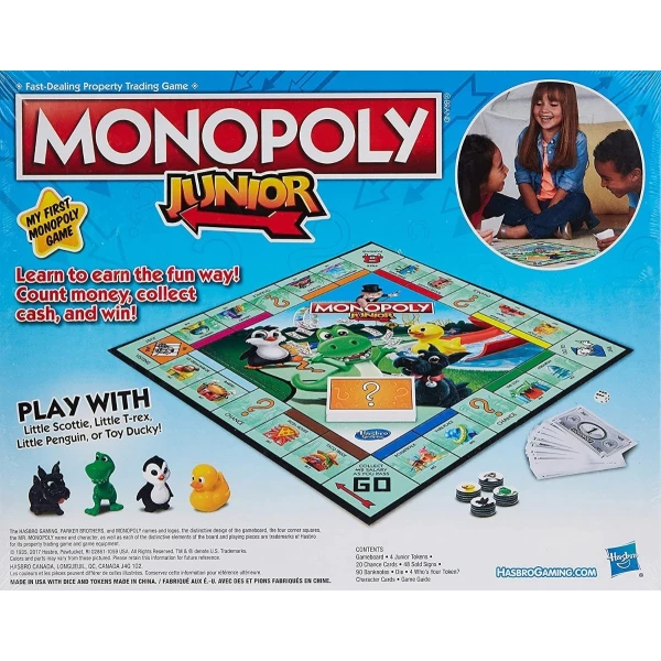 Juego De Mesa Monopoly Junior Multicolor - Image 2