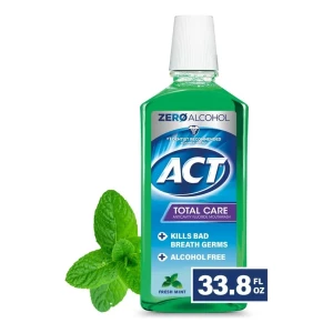 Act Enjuague Bucal Anticavity Con Flúor, Menta, Sin Alcohol