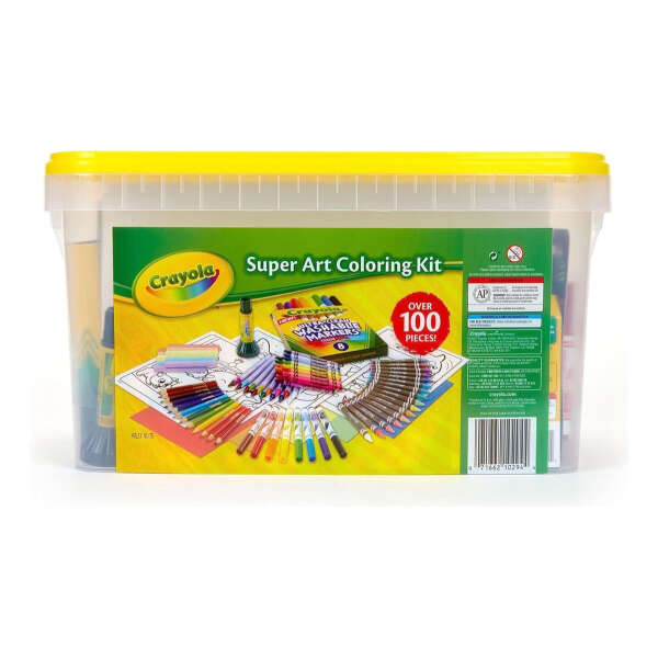 Crayola Kit De Arte Variado Y Colorear Super Art Para Niños - Image 4