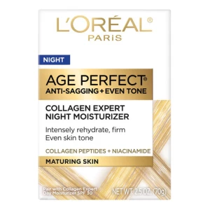 Crema Facial Antienvejecimiento L'oreal, De Noche 70g Tipo De Piel Maduras - Image 2