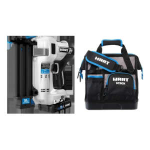 Hart Kit De Clavadora Brad De 20 V, Calibre 18, 5 Cm Y Bolsa