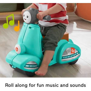 Fisher-price - Scooter De Montar Para Niños Pequeños Color Verde Claro - Image 3