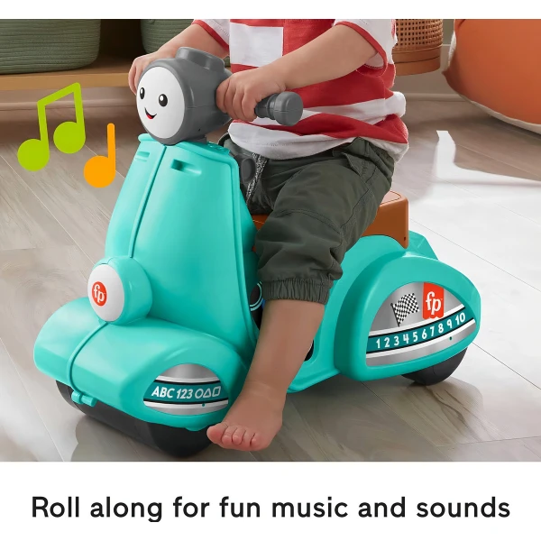 Fisher-price - Scooter De Montar Para Niños Pequeños Color Verde Claro - Image 3