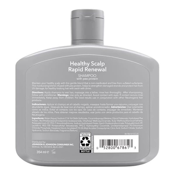 Shampoo Neutrogena, Renovador De Cuero Cabelludo 354ml - Image 2