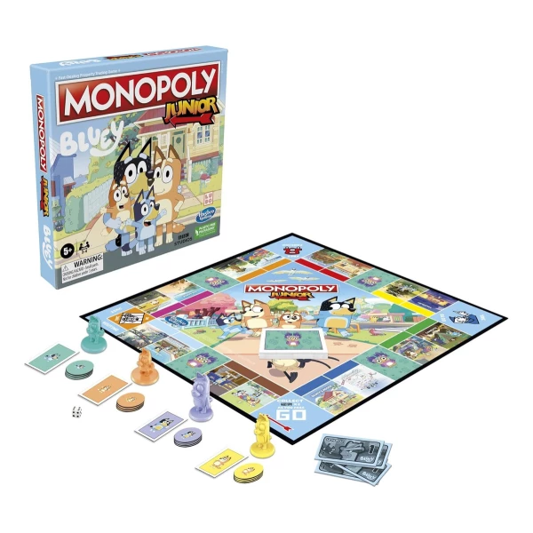 Monopoly Junior: Bluey Edition - Juego De Mesa Para Niños - Image 2