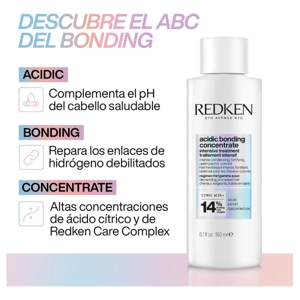 Redken Tratamiento Intensivo Acidic Bonding Concentrate 150ml - Image 4