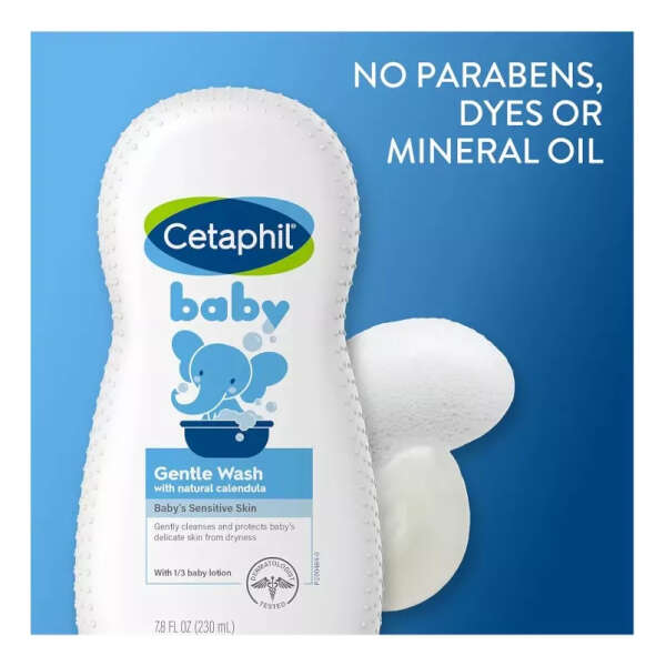 Cetaphil Baby Gentle Wash 230ml Organic Caléndula Jabón - Image 5