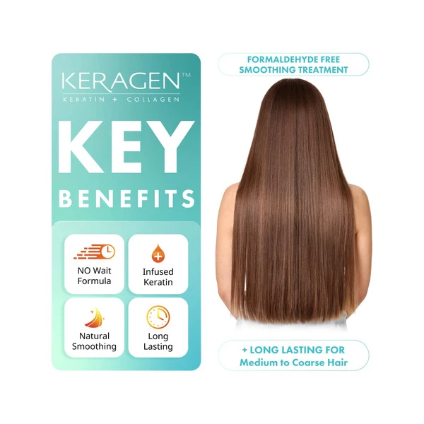 Keragen, Suavizar Tratamiento De Pelo, 32 Onza, Zero - Image 3
