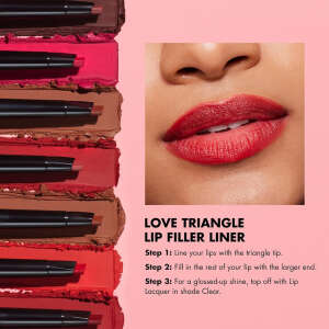 E.l.f.- Delineador De Labios 2 En 1 Para Esculpir Y Rellenar Color Rojo - Image 5
