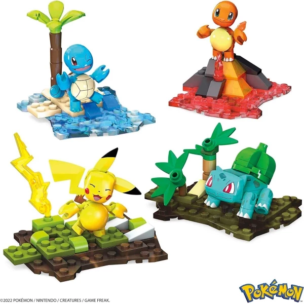 Figura De Construcción Mega Construx Pokémon Equipo De Kanto Cantidad De Piezas 150 - Image 2