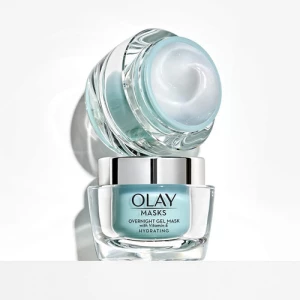 Olay Máscara Facial Hidratante De Gel Nocturna Con Vitamin E Tipo De Piel Seca - Image 2