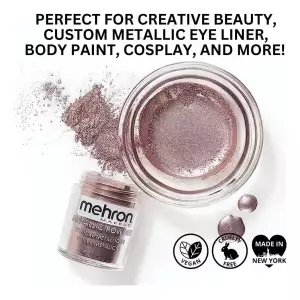 Mehron Polvo Metálico Maquillaje Con Líquido Mezclador Kit 2 - Image 3