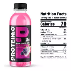 Protein2o Agua Infusionada 15g De Aislado Proteína Pack 12 - Image 4