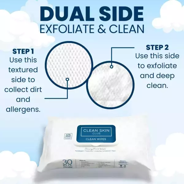 Clean Skin Club Toallitas Faciales Xl Sin Fragancia 30 Pzs - Image 5