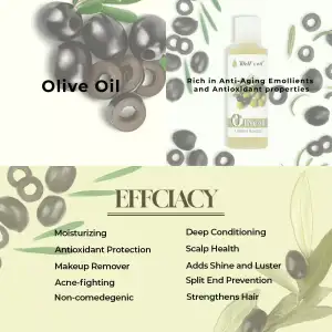 Well's Oil Aceite De Oliva 100% Puro Para Cabello Piel 237ml - Image 2