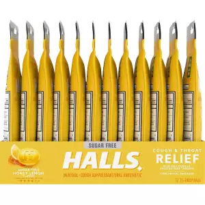 Halls Relief Pastilla Honey Lemon Sin Azúcar Pack 12x25 Und - Image 4
